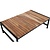 Bolero Stolik ogrodowy z drewna akacjowego 800x1200x(h)410 mm, Bolero DK903, brązowy