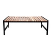 Bolero Stolik ogrodowy z drewna akacjowego 800x1200x(h)410 mm, Bolero DK903, brązowy
