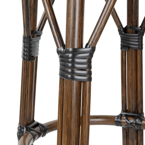 Bolero Stołek barowy w stylu francuskim 750 mm, Bolero HZ146, czarne (2 szt.)