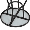 Bolero Stolik kawiarniany okrągły Ø700x(h)754 mm, Bolero DX986, czarny