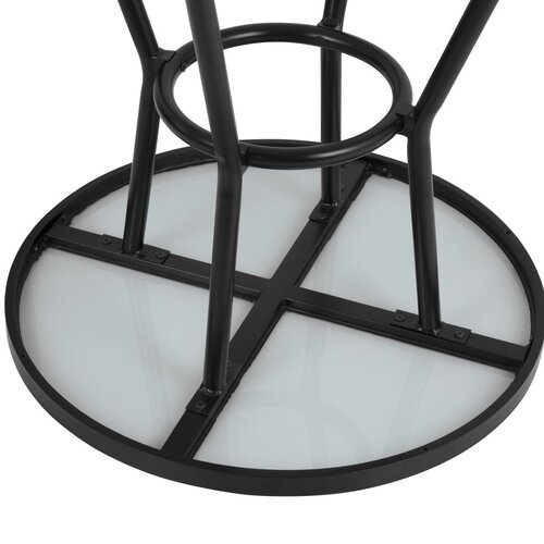 Bolero Stolik kawiarniany okrągły Ø700x(h)754 mm, Bolero DX986, czarny Bolero Stolik kawiarniany okrągły Ø700x(h)754 mm, Bolero DX986, czarny