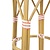 Bolero Stołek barowy w stylu francuskim 750 mm, Bolero HZ143, różowy (2 szt.)