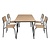 Bolero Stół do jadalni prostokątny 798x1400x(h)755 mm, Bolero Santorini FU536
