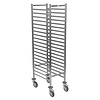 Bourgeat Wózek do transportu pojemników i tac 20x 1/1 GN, Bourgeat CX723 630 460 1650 mm