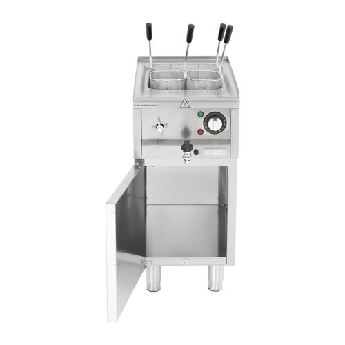 Buffalo Elektryczny warnik do makaronu 15L, 3.4kW, Buffalo 600 Serie SA804, 400x(h)850 mm Buffalo Elektryczny warnik do makaronu 15L, 3.4kW, Buffalo 600 Serie SA804, 400x(h)850 mm