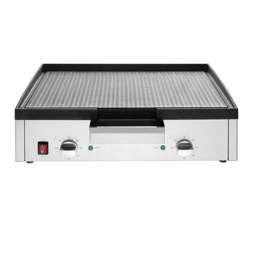 Buffalo Elektryczna płyta grillowa ryflowana, żeliwna, do 300°C, 3kW, 240V, Buffalo HT762 Buffalo Elektryczna płyta grillowa ryflowana, żeliwna, do 300°C, 3kW, 240V, Buffalo HT762