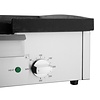 Buffalo Elektryczna płyta grillowa ryflowana, żeliwna, do 300°C, 3kW, 240V, Buffalo HT762