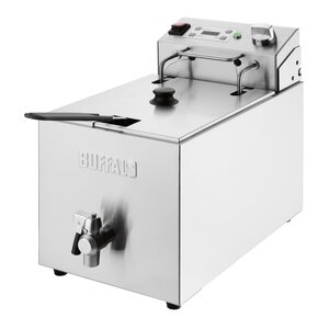 Buffalo Frytownica elektryczna nastawna 8L, 2.9kW, Buffalo CU620, 240V z kranem spustowym Buffalo Frytownica elektryczna nastawna 8L, 2.9kW, Buffalo CU620, 240V z kranem spustowym