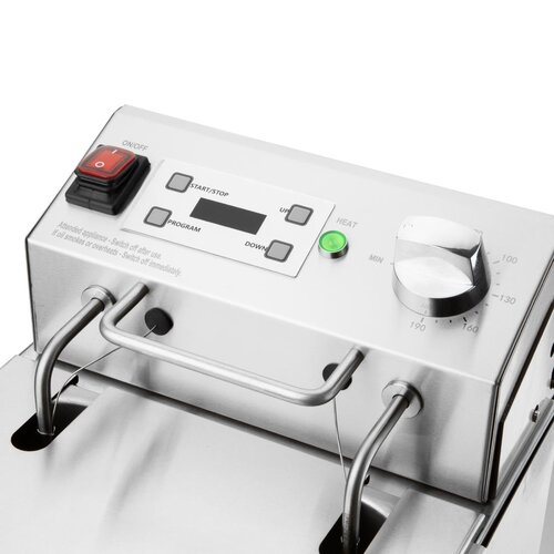 Buffalo Frytownica elektryczna nastawna 8L, 2.9kW, Buffalo CU620, 240V z kranem spustowym Buffalo Frytownica elektryczna nastawna 8L, 2.9kW, Buffalo CU620, 240V z kranem spustowym