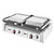 Buffalo Grill kontaktowy podwójny żeliwny, ryflowany, 3.6kW, 240V, 300°C, Buffalo CU611