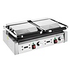 Buffalo Grill kontaktowy podwójny żeliwny, gładki, 3.6kW, 240V, 300°C, Buffalo CU610