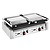 Buffalo Grill kontaktowy podwójny żeliwny, gładki, 3.6kW, 240V, 300°C, Buffalo CU610