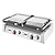 Buffalo Grill kontaktowy podwójny żeliwny, gładki, 3.6kW, 240V, 300°C, Buffalo CU610