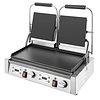 Buffalo Grill kontaktowy podwójny żeliwny, gładki, 3.6kW, 240V, 300°C, Buffalo CU610