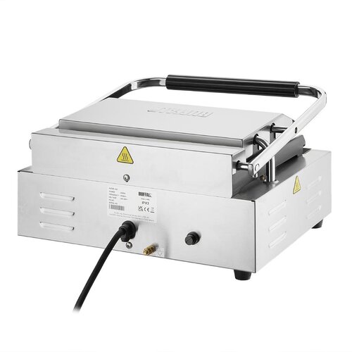 Buffalo Grill kontaktowy żeliwny, gładki/ryflowany, 2.5kW, 240V, 300°C, Buffalo CU609
