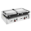Buffalo Grill kontaktowy podwójny żeliwny, gładki/ryflowany, 3.6kW, 230V, 300°C, Buffalo CU613