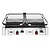 Buffalo Grill kontaktowy podwójny żeliwny, gładki/ryflowany, 3.6kW, 230V, 300°C, Buffalo CU613