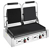 Buffalo Grill kontaktowy podwójny żeliwny, gładki/ryflowany, 3.6kW, 230V, 300°C, Buffalo CU613