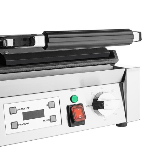 Buffalo Grill kontaktowy podwójny żeliwny, gładki/ryflowany, 3.6kW, 230V, 300°C, Buffalo CU613 Buffalo Grill kontaktowy podwójny żeliwny, gładki/ryflowany, 3.6kW, 230V, 300°C, Buffalo CU613