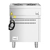 Buffalo Kuchenka indukcyjna z 4 polami grzewczymi na podstawie szafkowej 7kW, do 450°C, 400V, Buffalo SA801