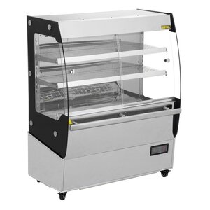 Buffalo Nablatowa witryna grzewcza 200L, 30 do 80°C, 2kW, z szybą giętą Buffalo HW922, 592x1000x(h)1253 mm Buffalo Nablatowa witryna grzewcza 200L, 30 do 80°C, 2kW, z szybą giętą Buffalo HW922, 592x1000x(h)1253 mm