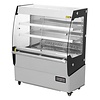 Buffalo Nablatowa witryna grzewcza 200L, 30 do 80°C, 2kW, z szybą giętą Buffalo HW922, 592x1000x(h)1253 mm