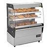 Buffalo Nablatowa witryna grzewcza 200L, 30 do 80°C, 2kW, z szybą giętą Buffalo HW922, 592x1000x(h)1253 mm
