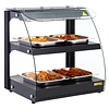 Buffalo Nablatowa witryna grzewcza 30 do 90°C, 560W, z szybą giętą Buffalo HW920, 457x625x(h)650 mm
