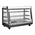 Buffalo Nablatowa witryna grzewcza 136L, 30 do 90°C, 1.1kW, z szybą skośną Buffalo HW928, 484x915x(h)662 mm