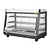 Buffalo Nablatowa witryna grzewcza 136L, 30 do 90°C, 1.1kW, z szybą skośną Buffalo HW928, 484x915x(h)662 mm