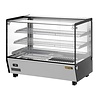 Buffalo Nablatowa witryna grzewcza 160L, 30 do 90°C, 1.5kW, z prostą szybą Buffalo HW924, 568x856x(h)686 mm