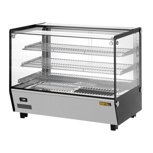 Buffalo Nablatowa witryna grzewcza 160L, 30 do 90°C, 1.5kW, z prostą szybą Buffalo HW924, 568x856x(h)686 mm Buffalo Nablatowa witryna grzewcza 160L, 30 do 90°C, 1.5kW, z prostą szybą Buffalo HW924, 568x856x(h)686 mm