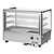 Buffalo Nablatowa witryna grzewcza 160L, 30 do 90°C, 1.5kW, z prostą szybą Buffalo HW924, 568x856x(h)686 mm