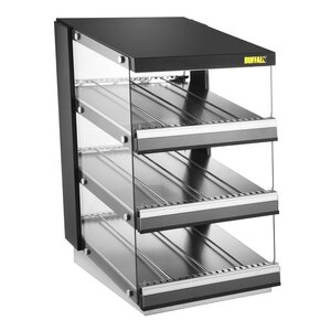 Buffalo Nablatowa witryna grzewcza 30 do 90°C, 1.5kW, z prostą szybą Buffalo HW926, 739x600x(h)947 mm Buffalo Nablatowa witryna grzewcza 30 do 90°C, 1.5kW, z prostą szybą Buffalo HW926, 739x600x(h)947 mm