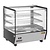 Buffalo Nablatowa witryna grzewcza 120L, 30 do 90°C, 1.1kW, z prostą szybą Buffalo HW923, 568x678x(h)686 mm
