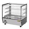 Buffalo Nablatowa witryna grzewcza 120L, 30 do 90°C, 1.1kW, z prostą szybą Buffalo HW923, 568x678x(h)686 mm