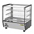 Buffalo Nablatowa witryna grzewcza 120L, 30 do 90°C, 1.1kW, z prostą szybą Buffalo HW923, 568x678x(h)686 mm