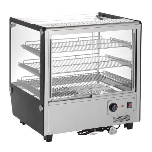 Buffalo Nablatowa witryna grzewcza 120L, 30 do 90°C, 1.1kW, z prostą szybą Buffalo HW923, 568x678x(h)686 mm Buffalo Nablatowa witryna grzewcza 120L, 30 do 90°C, 1.1kW, z prostą szybą Buffalo HW923, 568x678x(h)686 mm