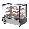 Buffalo Nablatowa witryna grzewcza 120L, 30 do 90°C, 1.1kW, z prostą szybą Buffalo HW923, 568x678x(h)686 mm