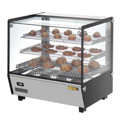 Buffalo Nablatowa witryna grzewcza 120L, 30 do 90°C, 1.1kW, z prostą szybą Buffalo HW923, 568x678x(h)686 mm Buffalo Nablatowa witryna grzewcza 120L, 30 do 90°C, 1.1kW, z prostą szybą Buffalo HW923, 568x678x(h)686 mm