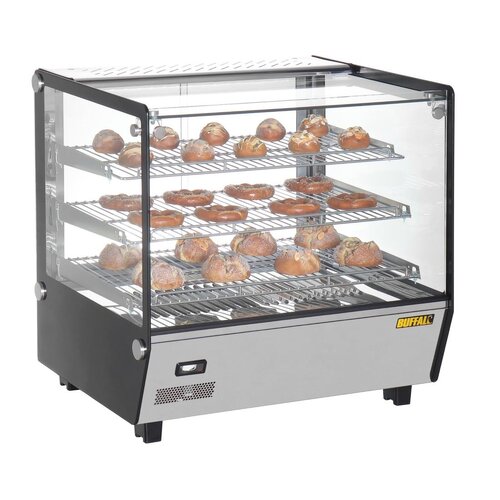 Buffalo Nablatowa witryna grzewcza 120L, 30 do 90°C, 1.1kW, z prostą szybą Buffalo HW923, 568x678x(h)686 mm Buffalo Nablatowa witryna grzewcza 120L, 30 do 90°C, 1.1kW, z prostą szybą Buffalo HW923, 568x678x(h)686 mm