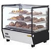 Buffalo Nablatowa witryna grzewcza 120L, 30 do 90°C, 1.1kW, z prostą szybą Buffalo HW923, 568x678x(h)686 mm