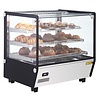 Buffalo Nablatowa witryna grzewcza 120L, 30 do 90°C, 1.1kW, z prostą szybą Buffalo HW923, 568x678x(h)686 mm