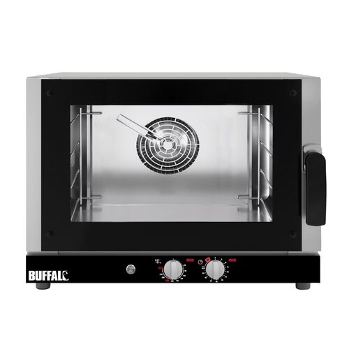 Buffalo Piec konwekcyjny z nawilżaniem 4x 1/1 GN, elektryczny, 4.6kW, 400V, do 250°C, Buffalo HZ488 Buffalo Piec konwekcyjny z nawilżaniem 4x 1/1 GN, elektryczny, 4.6kW, 400V, do 250°C, Buffalo HZ488