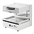 Buffalo Salamander elektryczny 2.8kW, 240V, do 300°C, 509x450x(h)500 mm, Buffalo HX584
