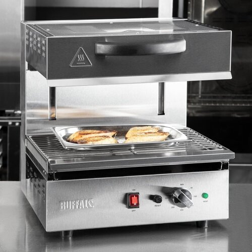 Buffalo Salamander elektryczny 2.8kW, 240V, do 300°C, 509x450x(h)500 mm, Buffalo HX584