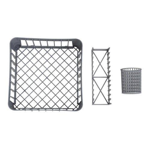 Buffalo Zmywarka do szkła 500x500 mm, Buffalo HC516 z dozownikiem płynu myjącego, 3.3 kW