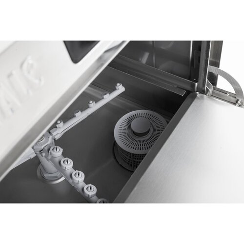 Buffalo Zmywarka podblatowa do naczyń 500x500 mm, Buffalo HC519 z pompą spustową, 5.4kW, 400V