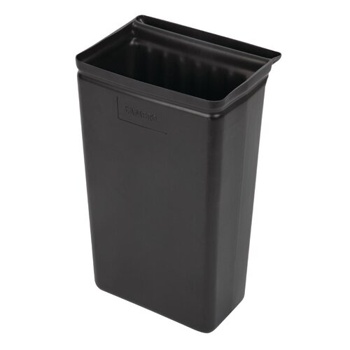 Cambro Kosz na śmieci do wózka serwisowego 30L z polipropylenu, Cambro CT384, czarny