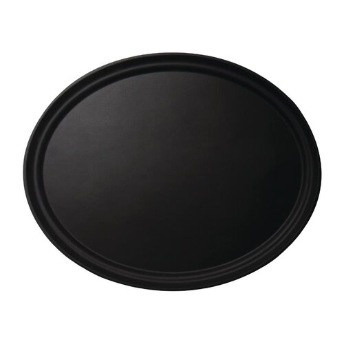 Cambro Owalna taca do serwowania 600x730 mm, Cambro CJ655, czarna Cambro Owalna taca do serwowania 600x730 mm, Cambro CJ655, czarna
